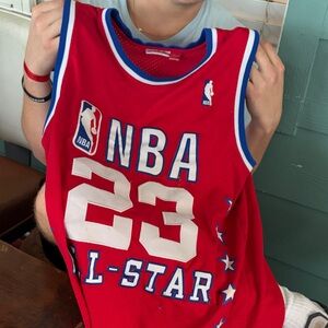 Jordan Red and Blue All-Star Jersey
